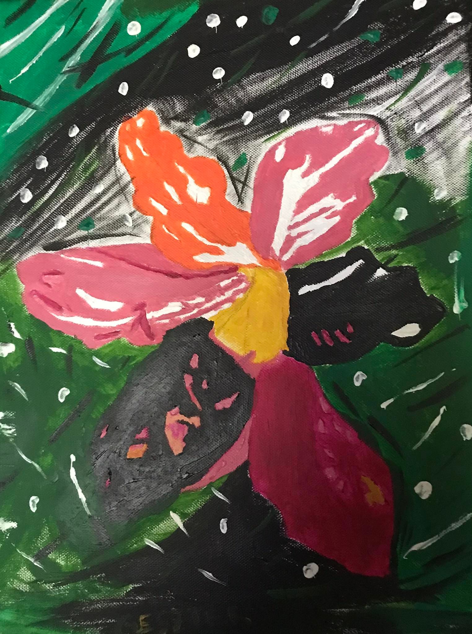 Virág című festmény